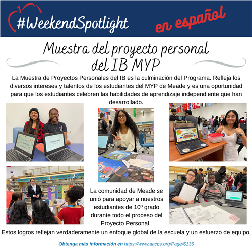 La Muestra de Proyectos Personales del IB es la culminación del Programa. Refleja los diversos intereses y talentos.